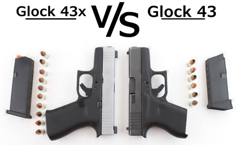 Glock 43 vs. 43x: Which One Is Better? Know the Difference.