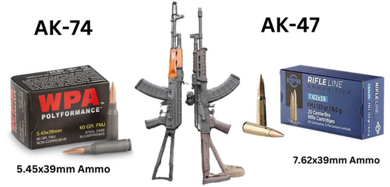 AK-47 Vs. AK-74 Ammunition Options