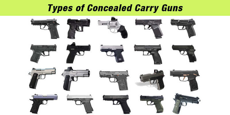 Types of Concealed Carry Guns