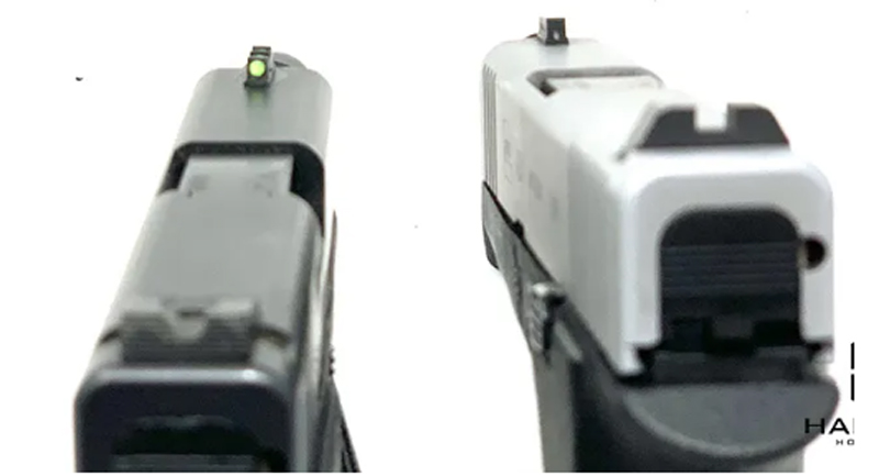 Glock 43 vs. 43X: Sights