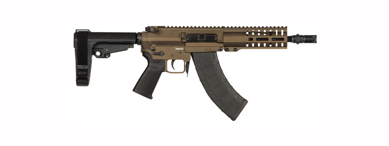 CMMG Banshee 300 Mk47 7.62x39mm AK Pistol with Midnight Bronze Cerakote Finish